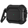 Θήκη Armor Carbon Fiber Case για AirPods Pro – Μαύρο