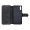 Θήκη Πορτοφόλι DG.MING Retro Oil για iPhone X / XS – Μαύρο