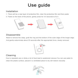 Βάση Στήριξης Phone Ring Holder με Δαχτυλίδι 360° - Χρυσό