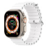 Λουράκι Σιλικόνης Ocean Silicone για Apple Watch Ultra 49mm / 45mm / 44mm / 42mm – Λευκό