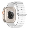 Λουράκι Σιλικόνης Ocean Silicone για Apple Watch Ultra 49mm / 45mm / 44mm / 42mm – Λευκό