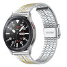 Μεταλλικό Λουράκι Stainless Steel 7 Συνδέσμων 22mm για Huawei Watch GT2 / GT2e / GT2 Pro / GT – Ασημί/Χρυσό