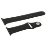 Λουράκι Σιλικόνης M/L για Apple Watch Ultra 49mm / 45 / 44 / 42 - Μαύρο