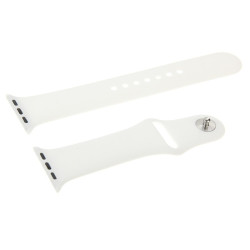 Λουράκι Σιλικόνης M/L για Apple Watch Ultra 49mm / 45 / 44 / 42 – Λευκό