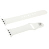Λουράκι Σιλικόνης M/L για Apple Watch Ultra 49mm / 45 / 44 / 42 – Λευκό