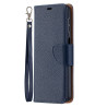 Θήκη Πορτοφόλι Litchi Texture Book για Samsung Galaxy A32 5G - Dark Blue