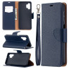 Θήκη Πορτοφόλι Litchi Texture Book για Samsung Galaxy A32 5G - Dark Blue