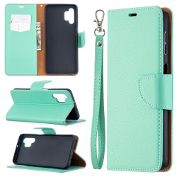 Θήκη Πορτοφόλι Litchi Texture Book για Samsung Galaxy A32 5G – Mint Green