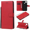 Θήκη Πορτοφόλι Leather Book για Xiaomi Redmi 9C – Κόκκινο
