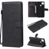 Θήκη Πορτοφόλι Leather Book για Xiaomi Redmi 9C - Μαύρο