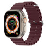 Λουράκι Σιλικόνης Ocean Silicone για Apple Watch Ultra 49mm / 45mm / 44mm / 42mm – Wine Red