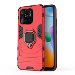 Θήκη Σιλικόνης Panther Series Armor Case για Xiaomi Redmi 10C - Red