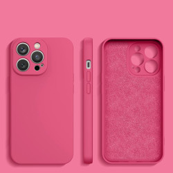 Θήκη Σιλικόνης Liquid Silicone Για iPhone 14 Plus - Φούξια