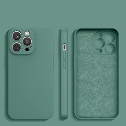 Θήκη Σιλικόνης Liquid Silicone για iPhone 14 Plus - Πράσινη