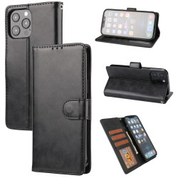 Θήκη Πορτοφόλι Book Leather Case για iPhone 13 Pro - Μαύρο
