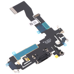 Θύρα Φόρτισης Charging Port Flex Cable για iPhone 12 / 12 Pro – Μαύρο