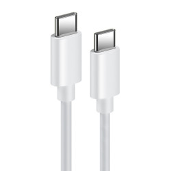 Καλώδιο Φόρτισης & Data 65W Type-C σε Type-C για Huawei MateBook Laptop Fast Charging 1.5m – Λευκό