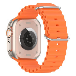 Λουράκι Σιλικόνης Ocean Silicone για Apple Watch Ultra 49mm / 45mm / 44mm / 42mm – Orange