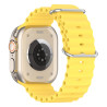 Λουράκι Σιλικόνης Ocean Silicone για Apple Watch Ultra 49mm / 45mm / 44mm / 42mm – Yellow