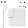 Φορτιστής 61W Type-C AC Adapter με Καλώδιο 1,8m Type-C για Macbook
