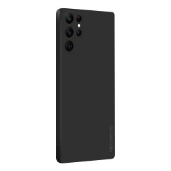 Θήκη Σιλικόνης PINWUYO Sense Series Liquid Silicone για Samsung Galaxy S23 Ultra 5G - Μαύρο
